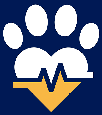 TC Veterinary Surgery Center logo with paw print icon